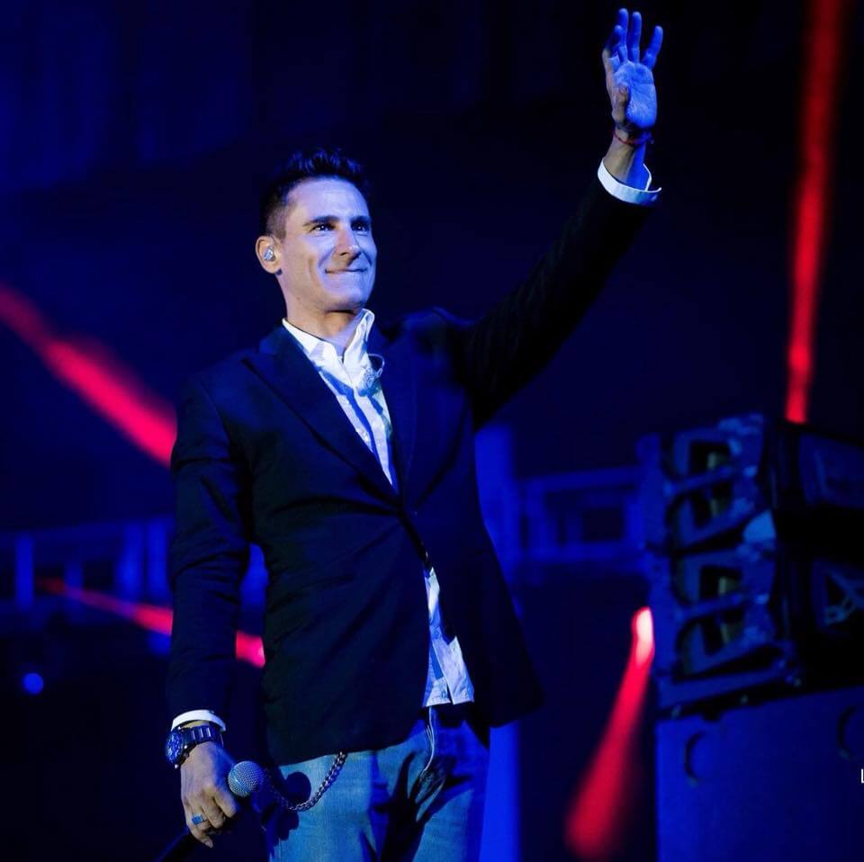 Marco Di Mauro at the end of another amazing performance.